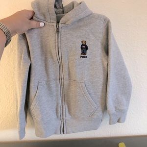 Polo bear zipped hoodie 4